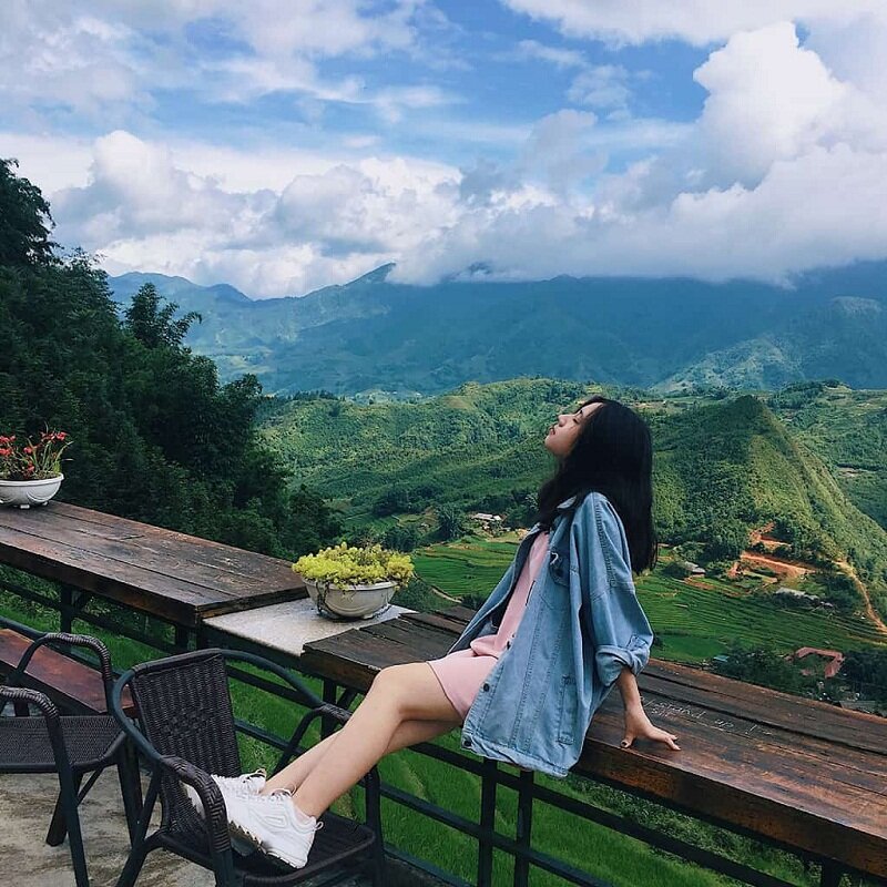 chụp hình check in khi đi du lịch sapa tự túc 